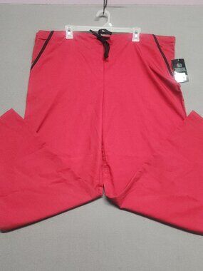 Scrub Dudz Ohio State Buckeyes Unisex Scrub Pants L Poly Cotton Red